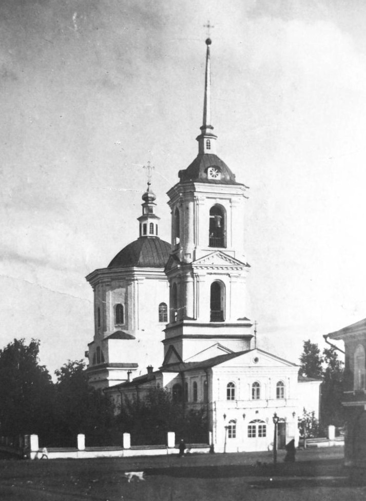 Свято-Троицкий собор в Красноуфимске в начале XX века