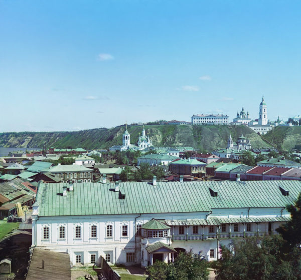 1912 год: вид с Подгорья на Тобольский кремль