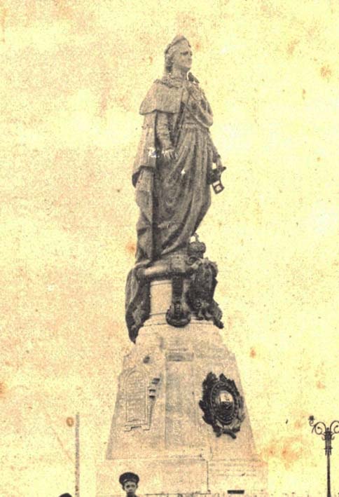 Памятник Екатерине Великой в Ирбите до революции 1917 года