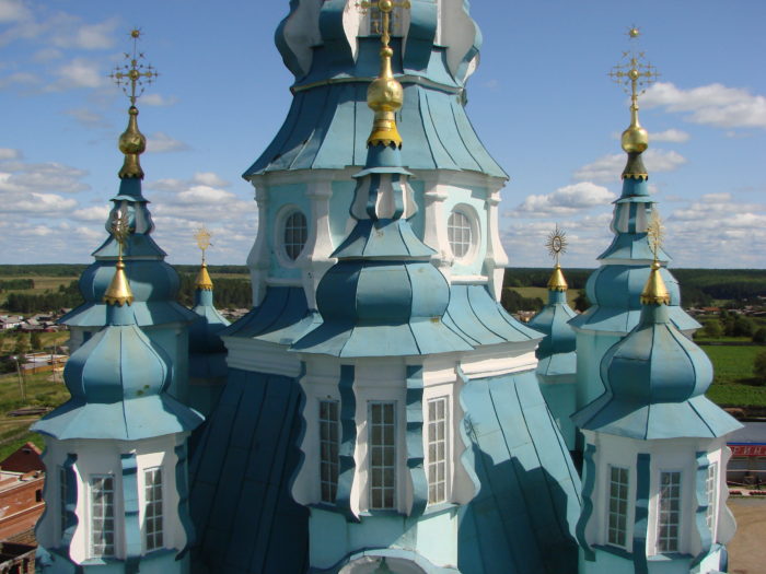 Купола Спасо-Преображенского храма