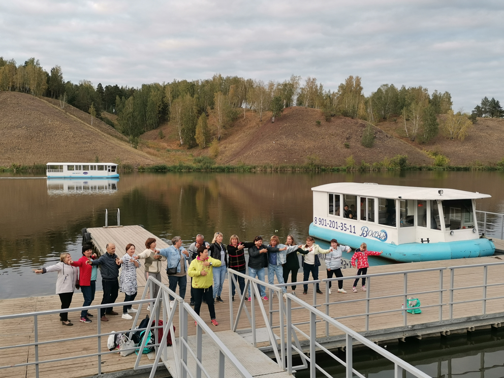 После прогулки на кораблике по Исети с турфирмой «Малыш и Карлсон» город Реж